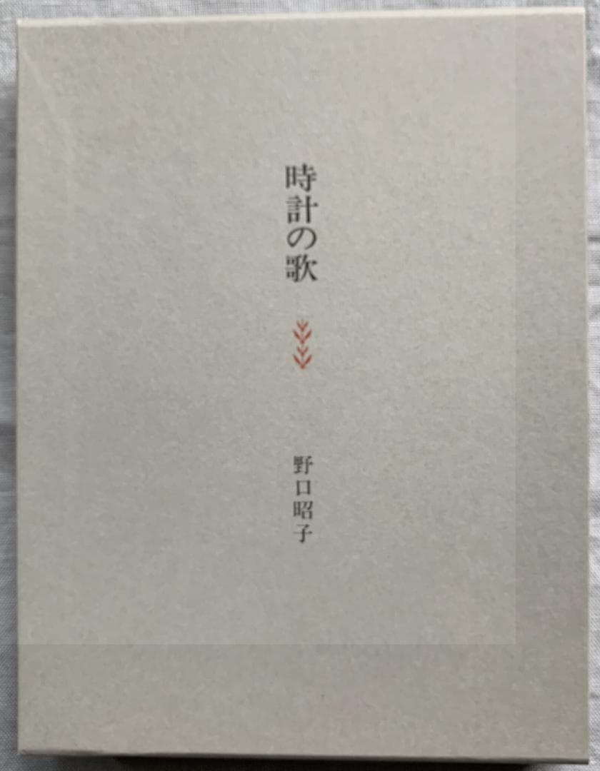 野口整体　野口昭子著『時計の歌』『見えない糸』