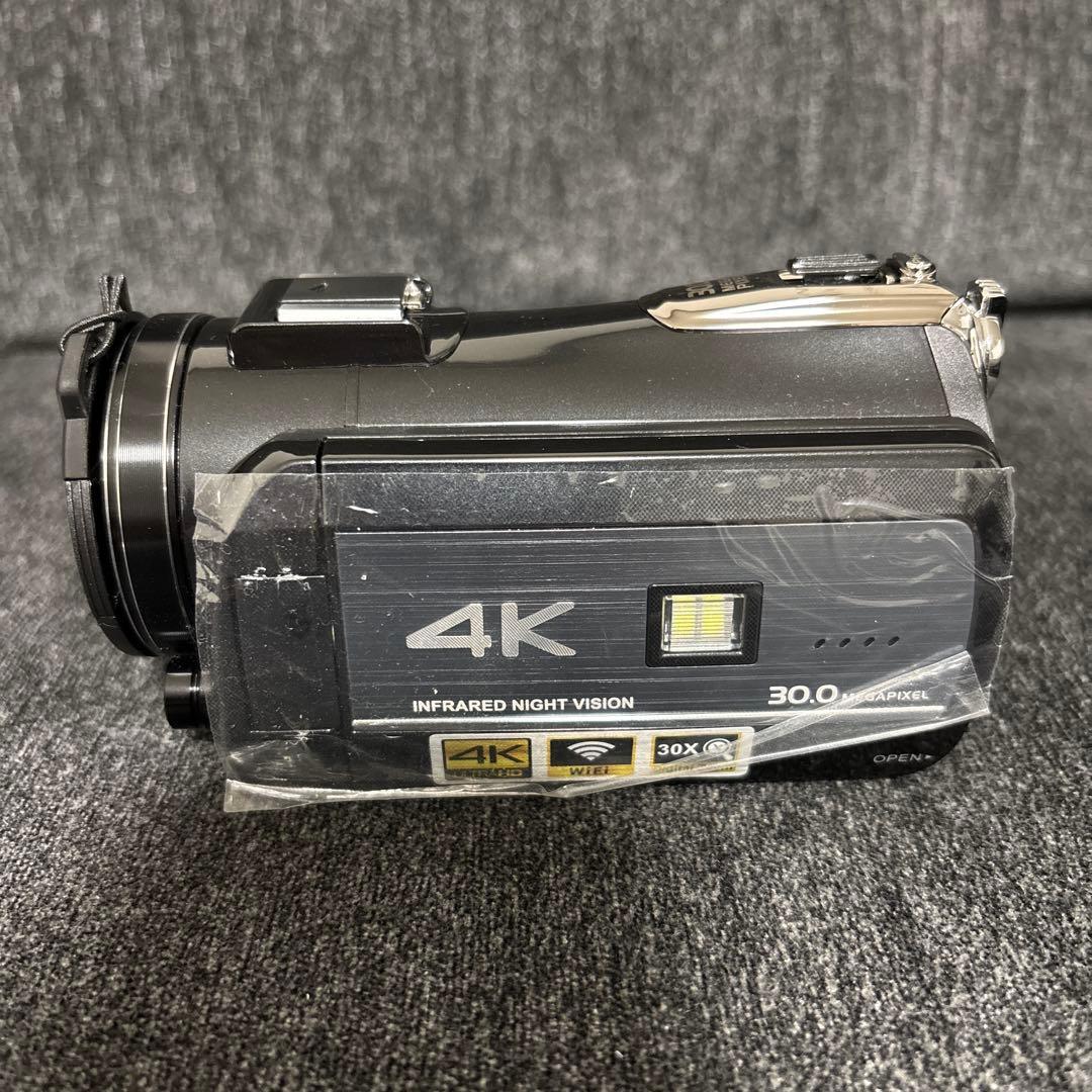 SONY製CMOSセンサー使用　4Kビデオカメラ DV-AC3-2-BK