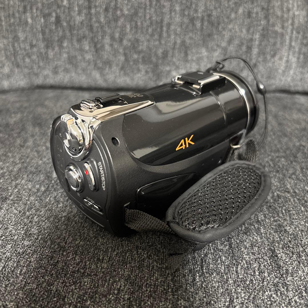 SONY製CMOSセンサー使用　4Kビデオカメラ DV-AC3-2-BK