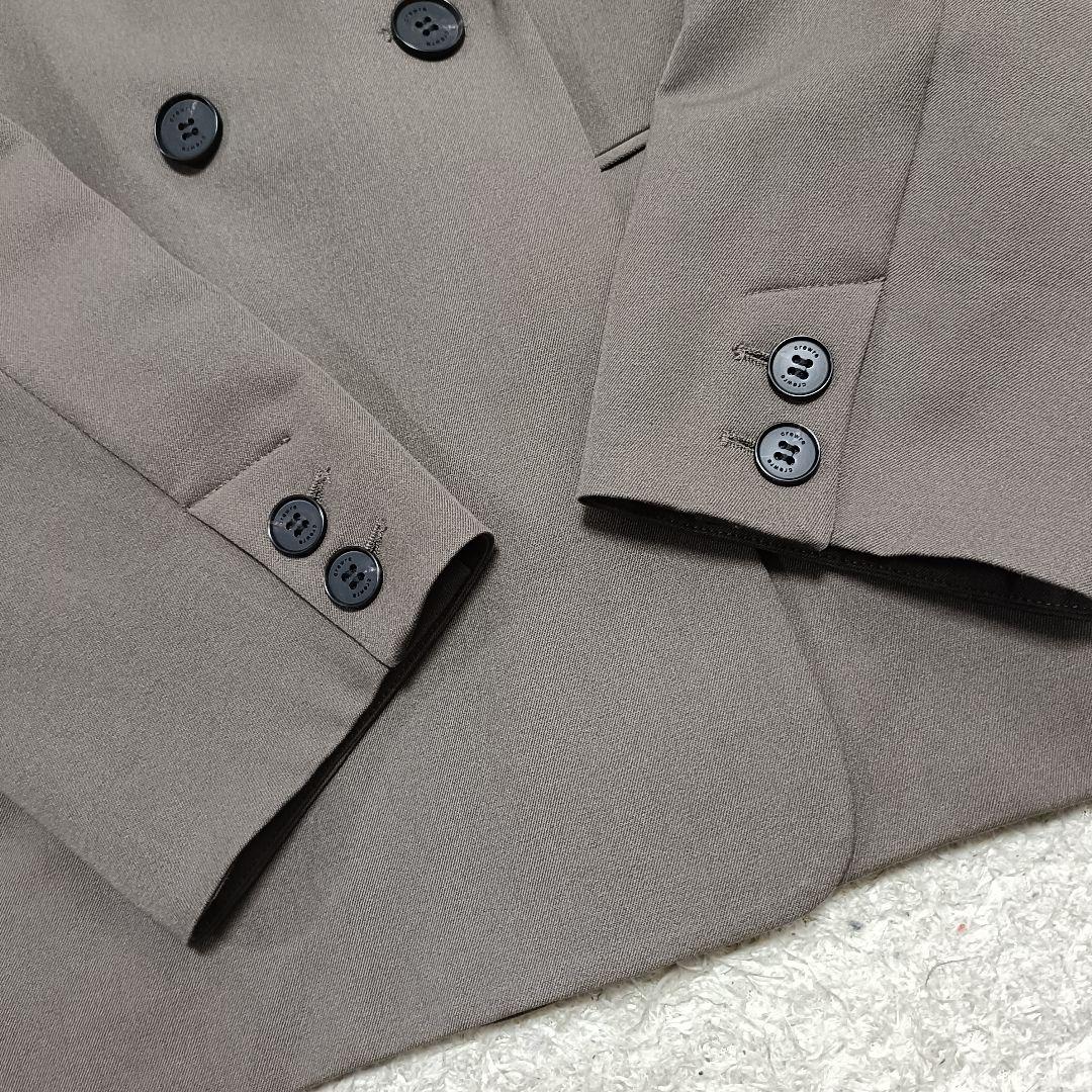 【美品】crewre クルーレ ダブルテーラードジャケット モカ
