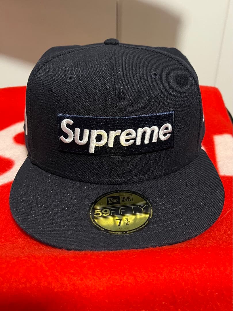 新品 Supreme New Era Box Logo NY Yankees