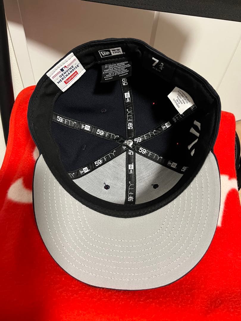 新品 Supreme New Era Box Logo NY Yankees
