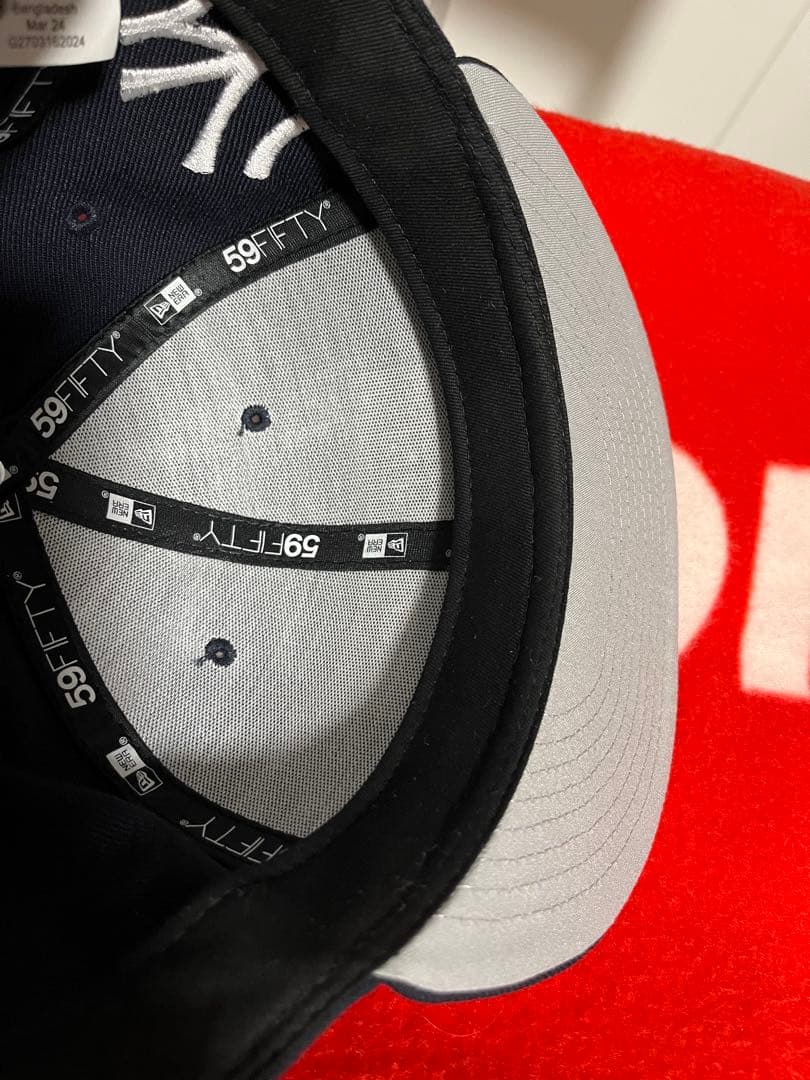 新品 Supreme New Era Box Logo NY Yankees