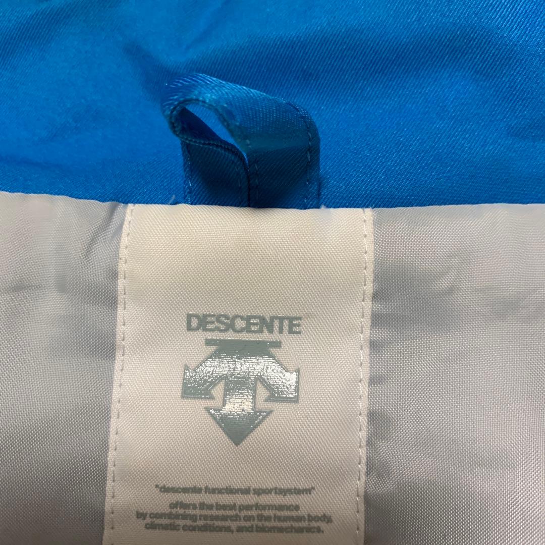 DESCENTE 150子ども用スキーウェア 赤/青/灰色