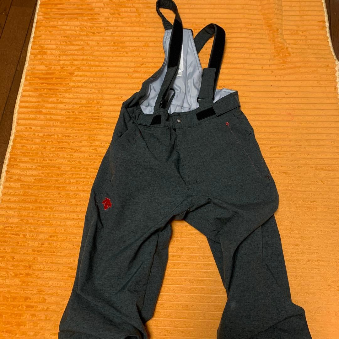 DESCENTE 150子ども用スキーウェア 赤/青/灰色