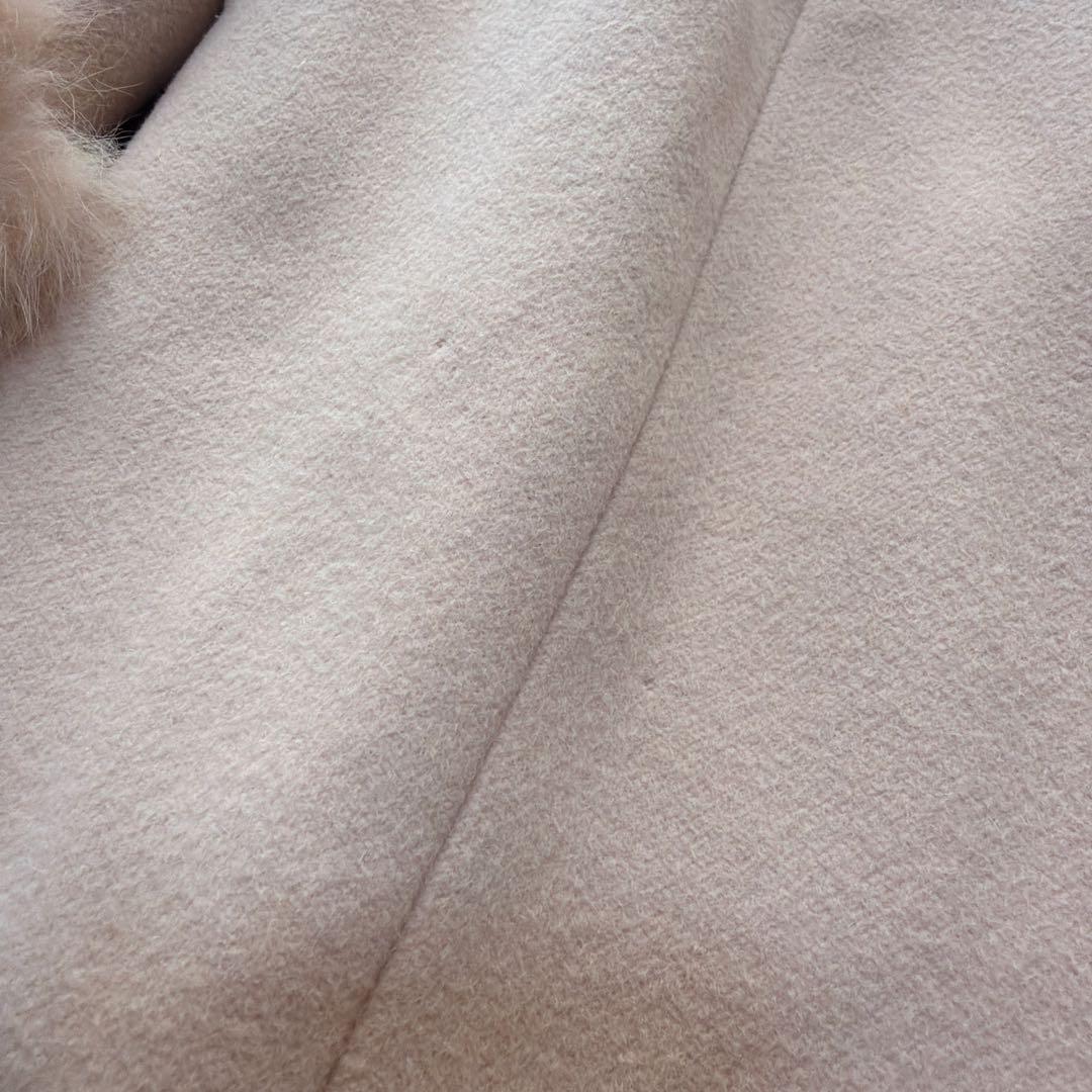 デビュードフィオレ♡さえこさんコート ノーカラーコクーンコート ビジュー付き