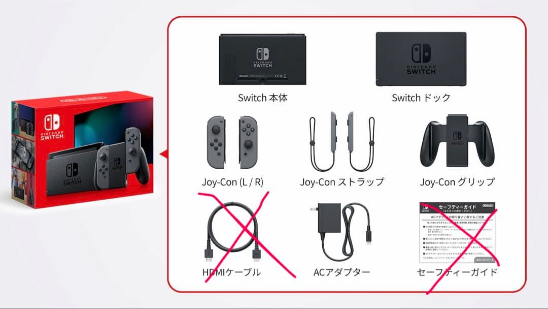 Nintendo Switch 本体 付属品あり