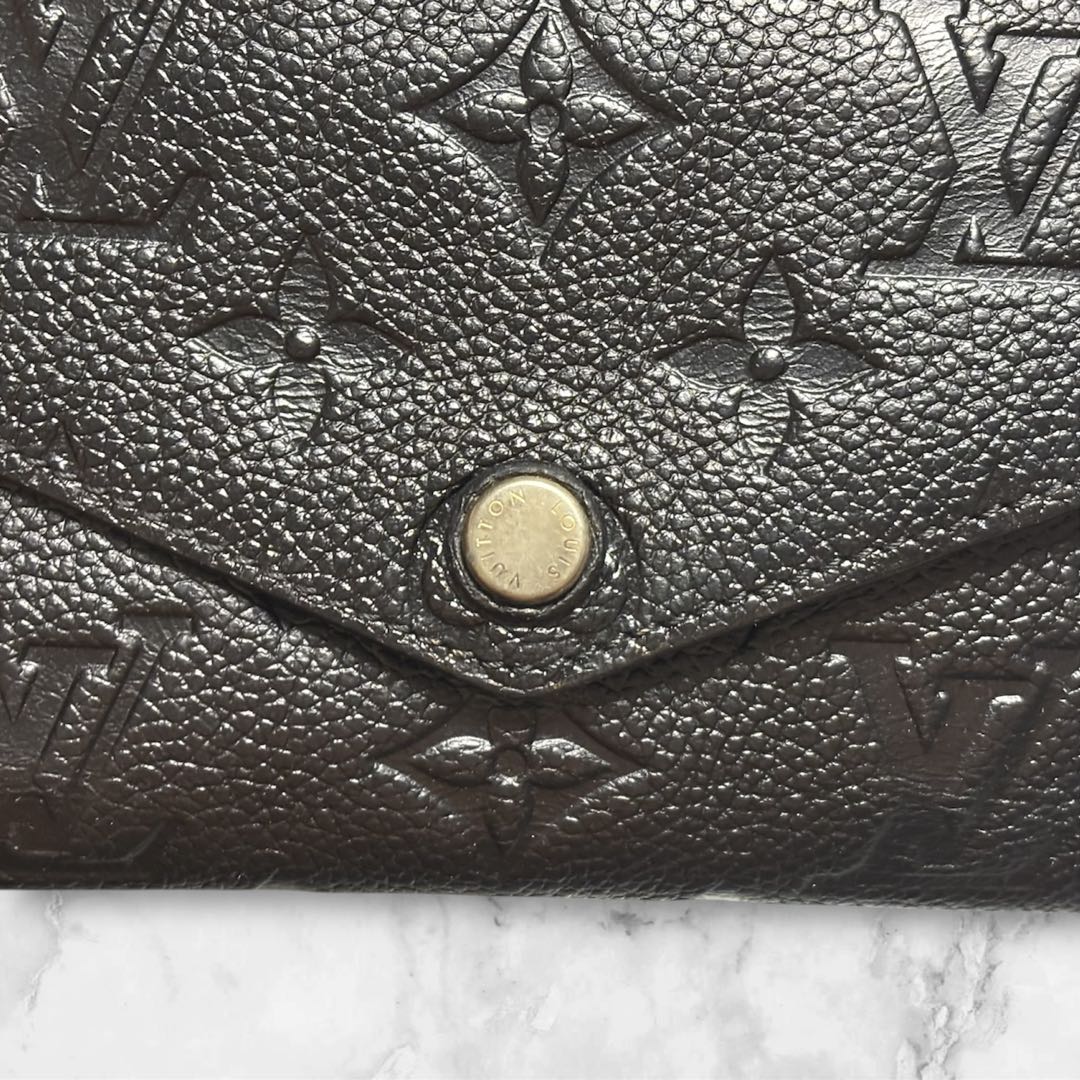【極美品】ルイヴィトン✨モノグラム【アンプラント】キュリーズ☆折り財布