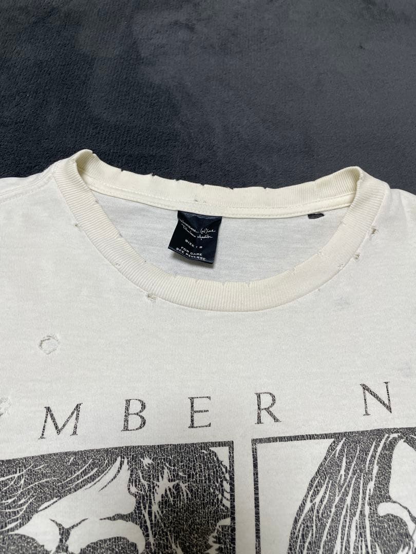 【名作レア】ナンバーナイン 05SS レッドツェッペリン スカルプリントTシャツ