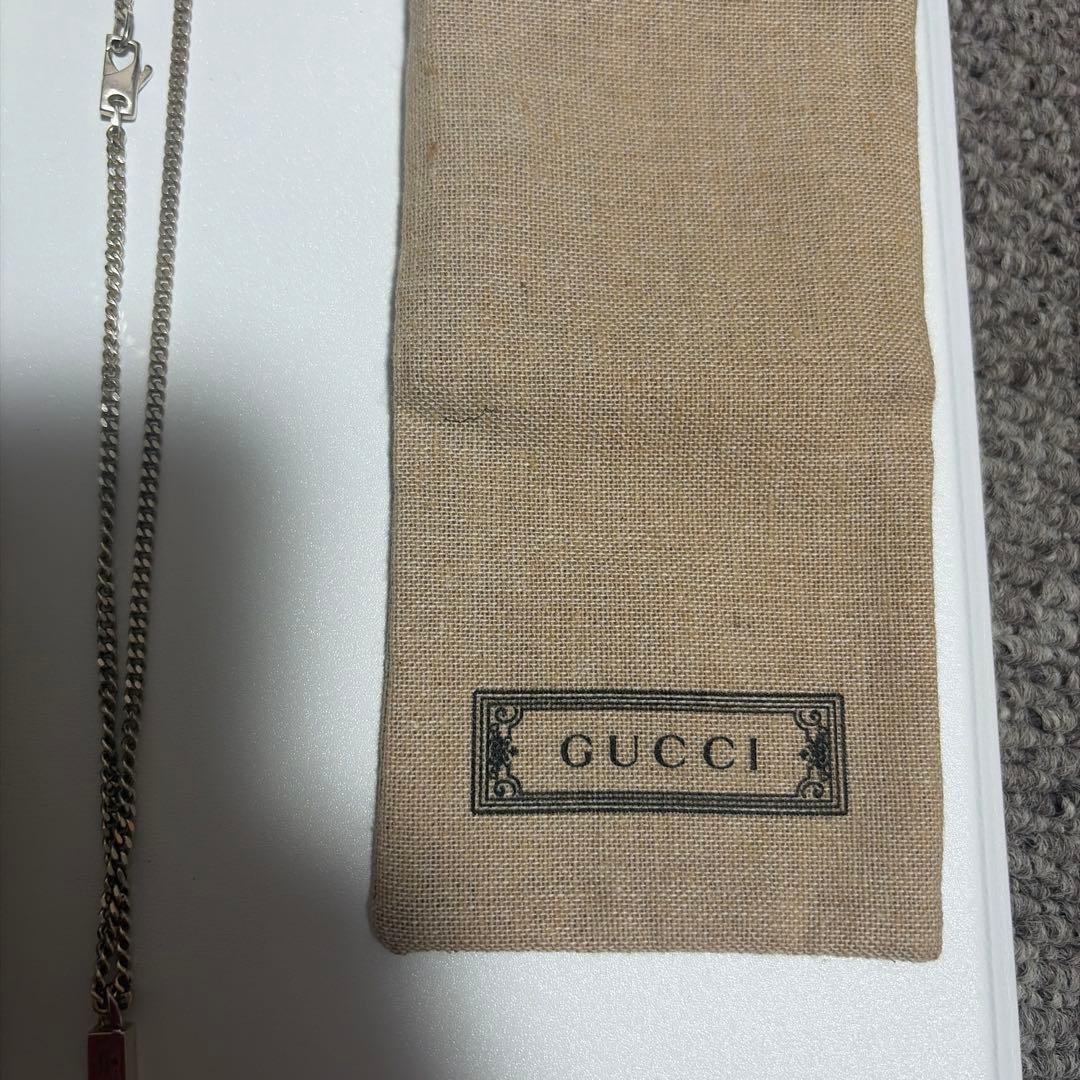 GUCCI ネックレス メンズ レディース シルバー 箱付き