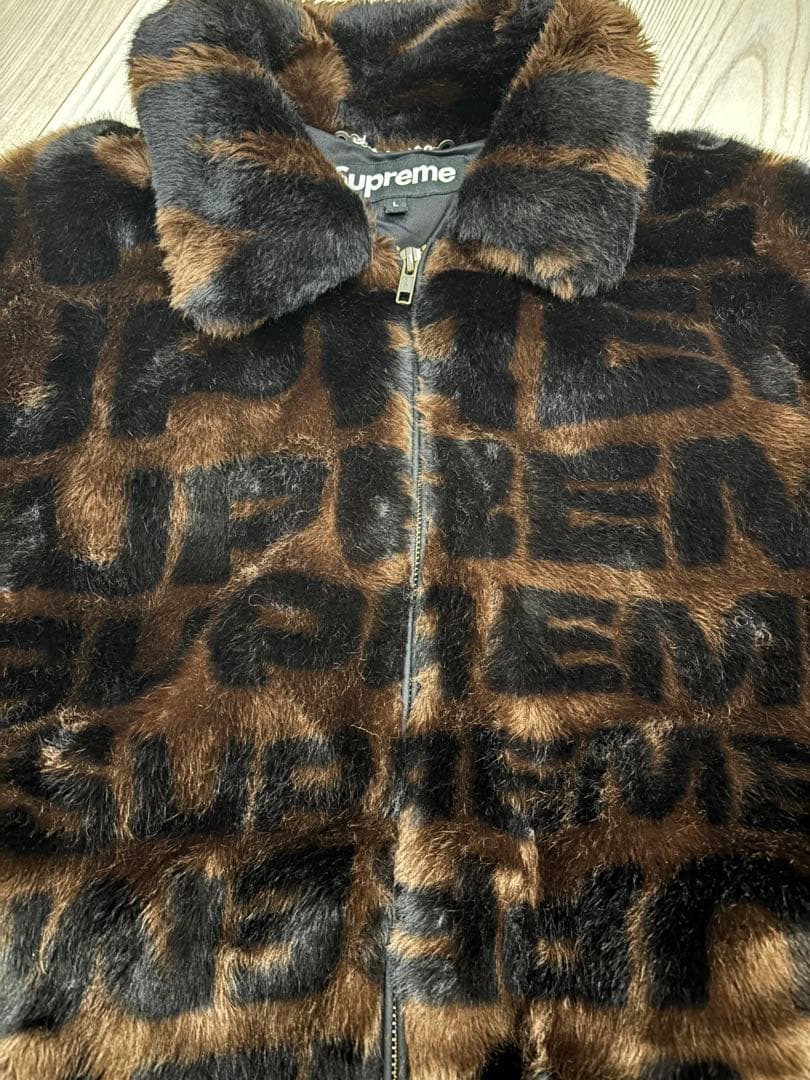 ジャケット・アウター Supreme Faux Fur Repeater Bomber Jacket