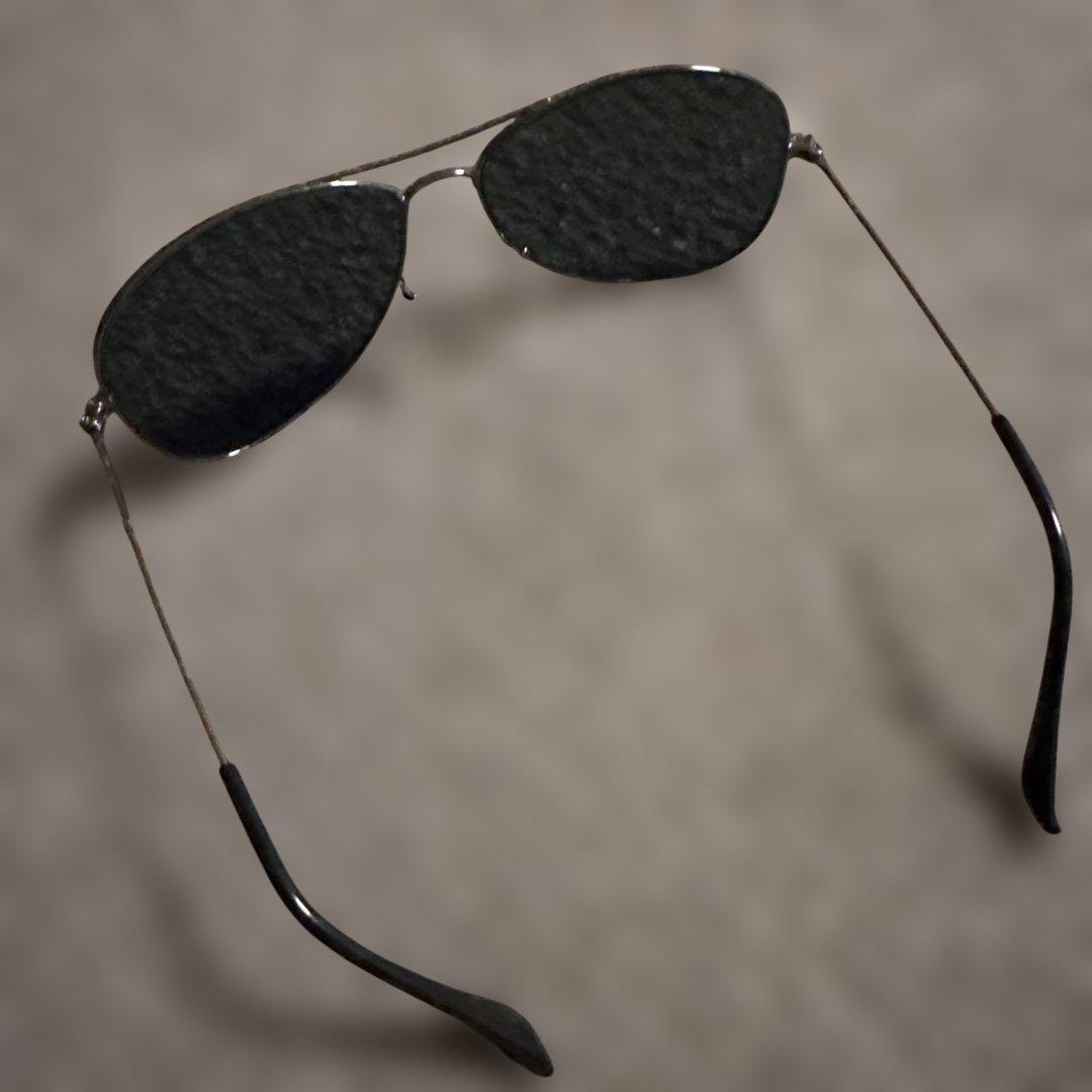 Ray-Ban P アビエーターサングラス ブラック