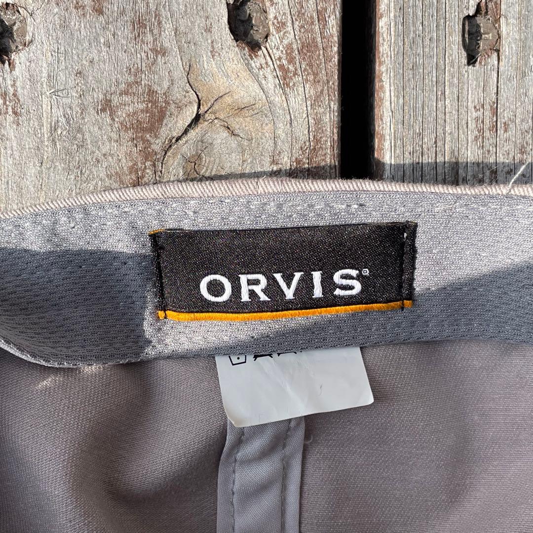 【極美品】ORVIS オービス 2トーン キャップ フライ 釣り 刺繍 企業系