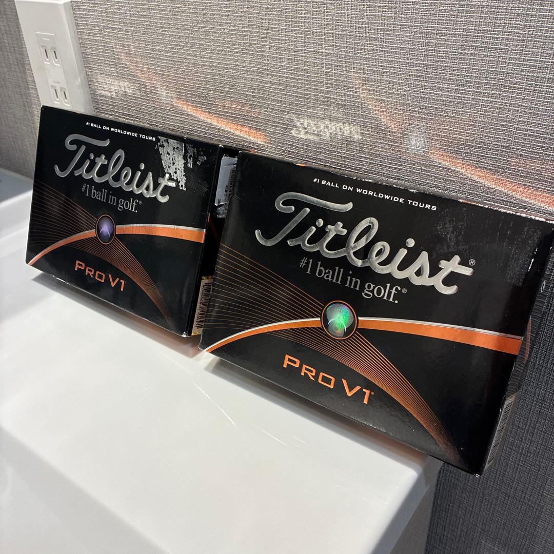 タイトリスト Titleist ProV1 ゴルフボール 2ダース 白