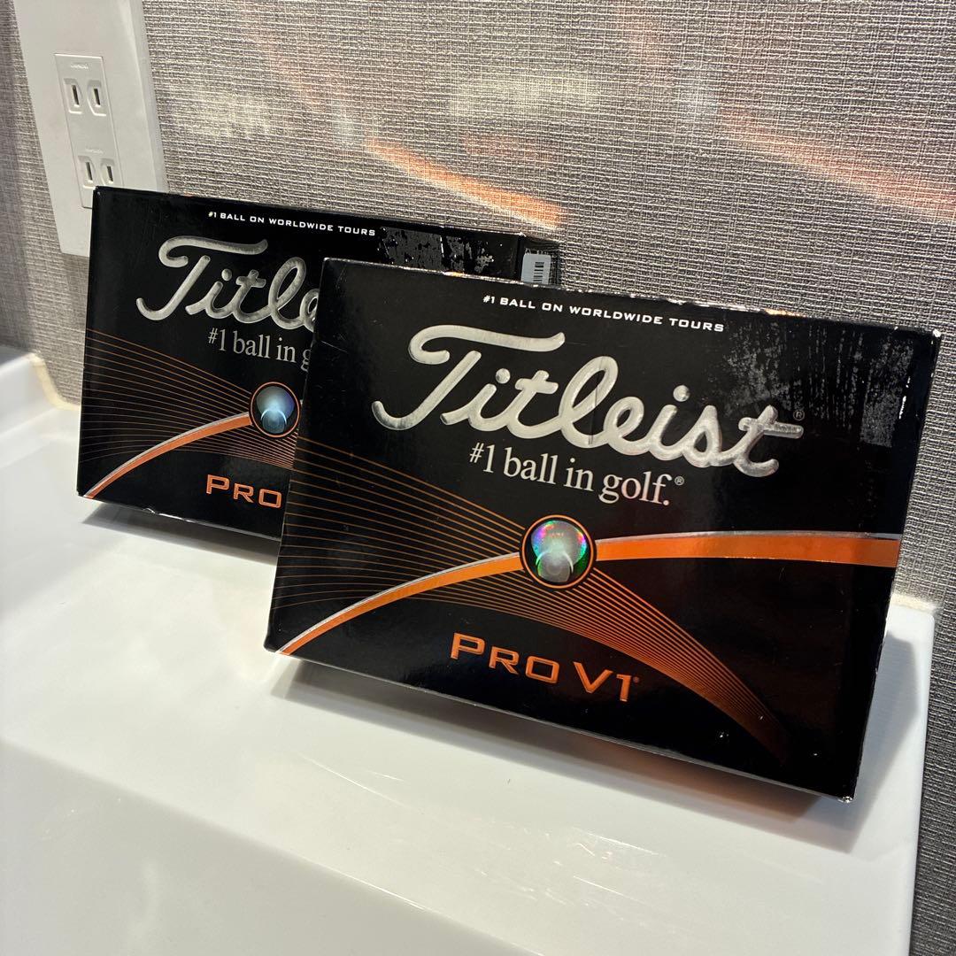 タイトリスト Titleist ProV1 ゴルフボール 2ダース 白