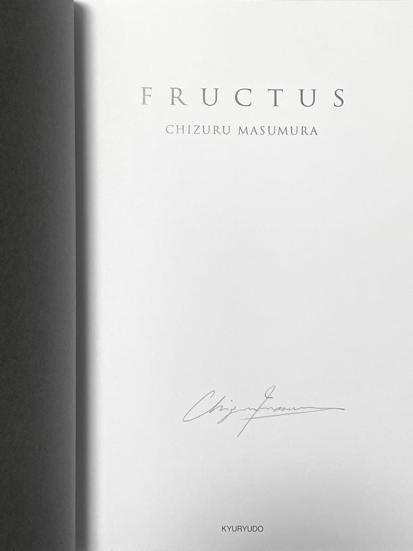 FRUCTUS Chizuru Masumura 益村千鶴 署名 求龍堂 作品集
