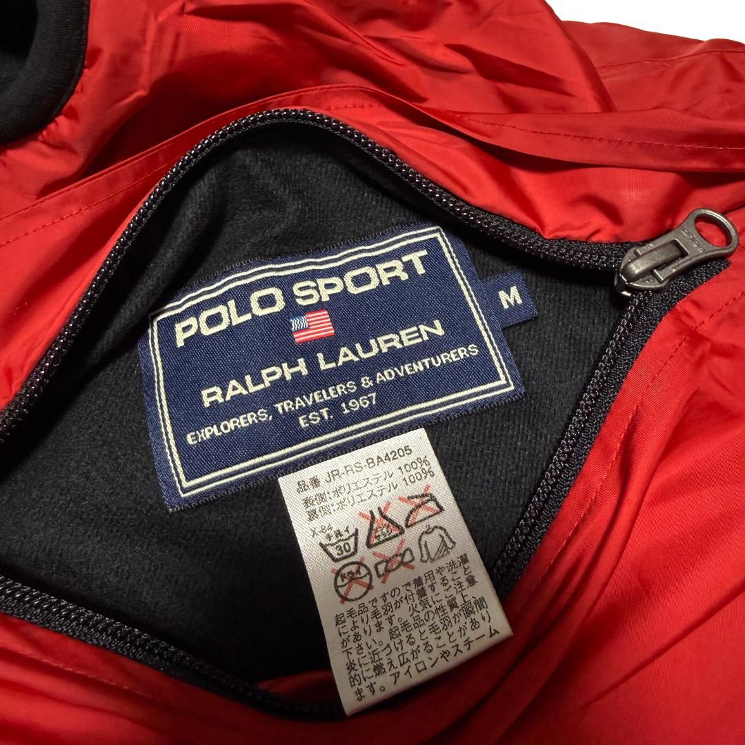 90s POLO SPORT リバーシブル フリースベスト M