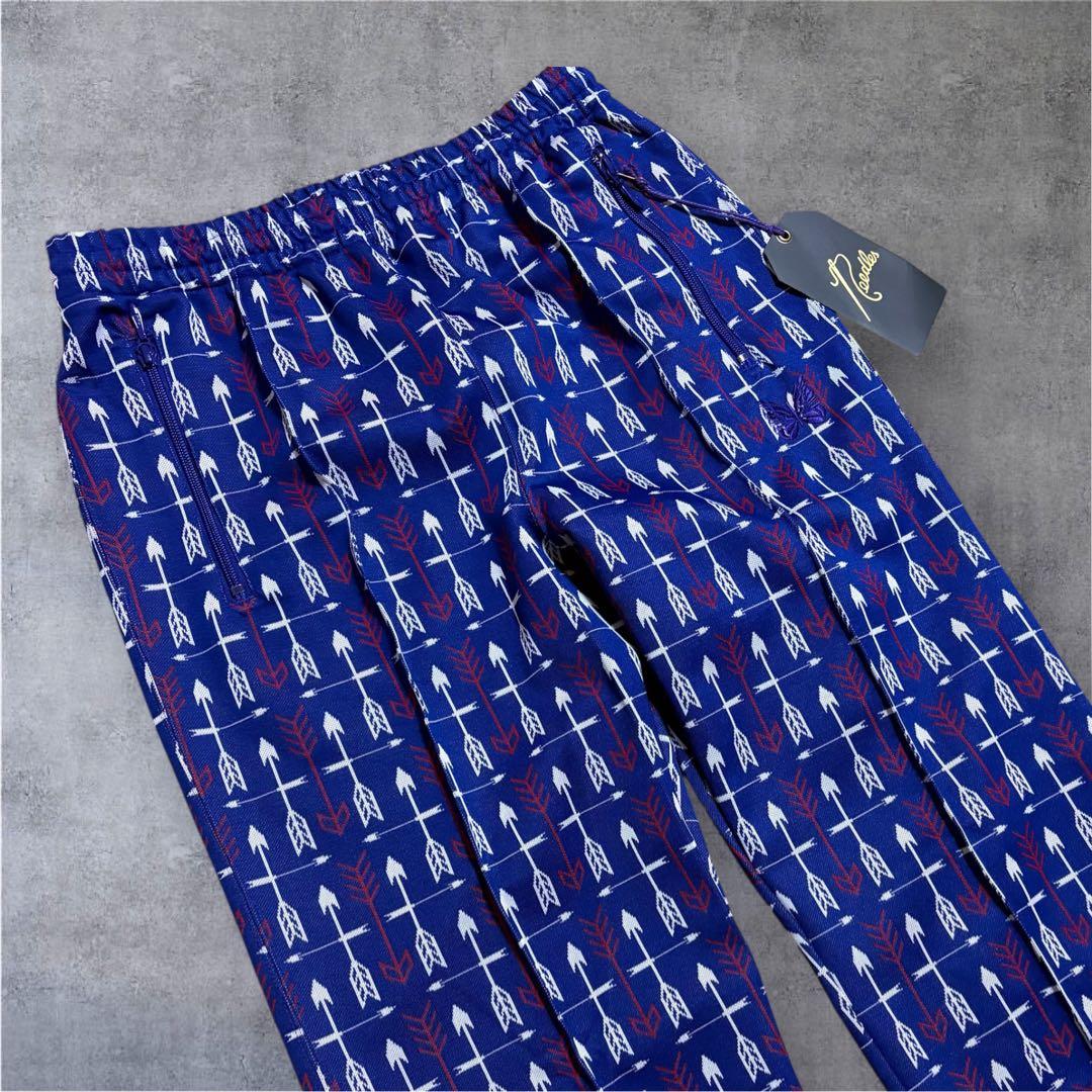 【N17】Needlesニードルズトラックパンツ JQ 総柄 ポリジャカード M