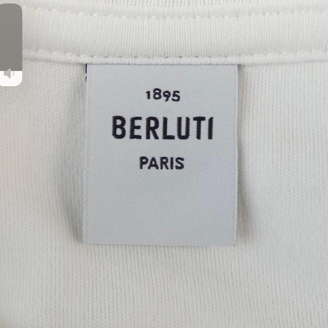 【廃盤品】Berluti ベルルッティ　カリグラフィー　Tシャツ ホワイト