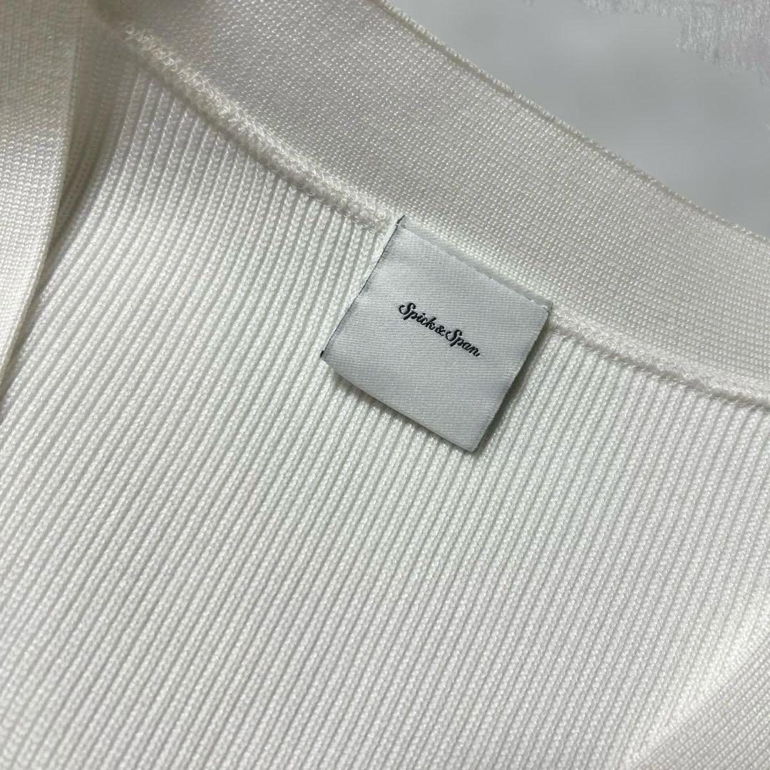 ♡美品♡ Spick & Span 片畔ニットカーディガン ホワイト