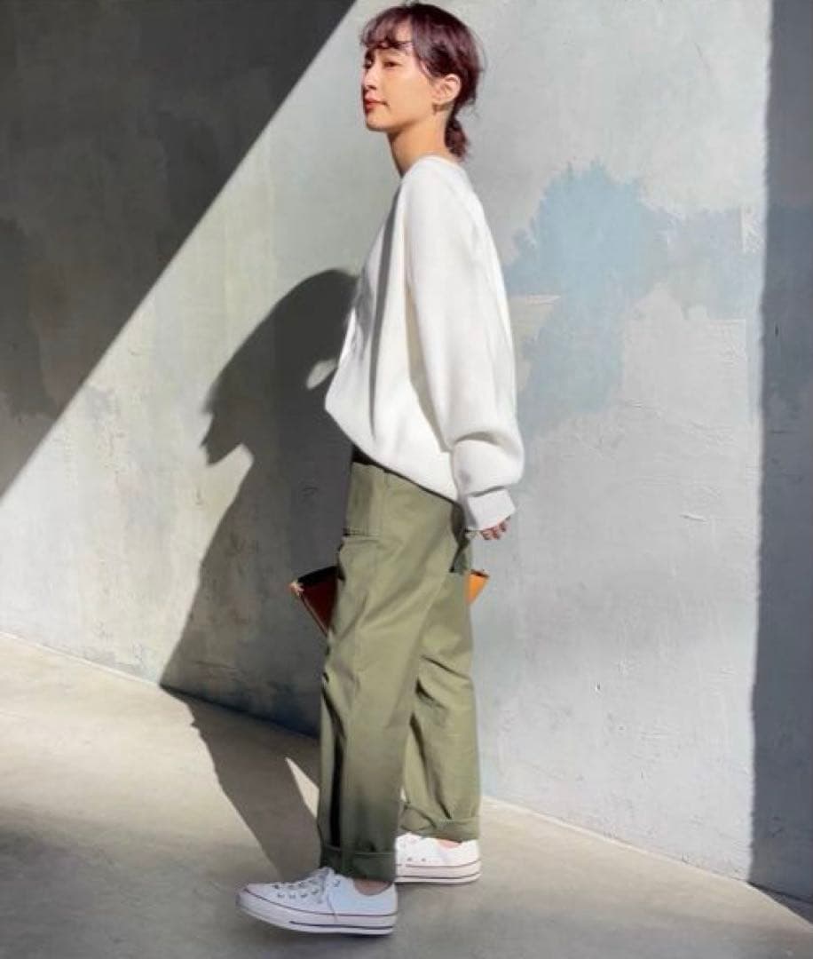 ♡美品♡ Spick & Span 片畔ニットカーディガン ホワイト