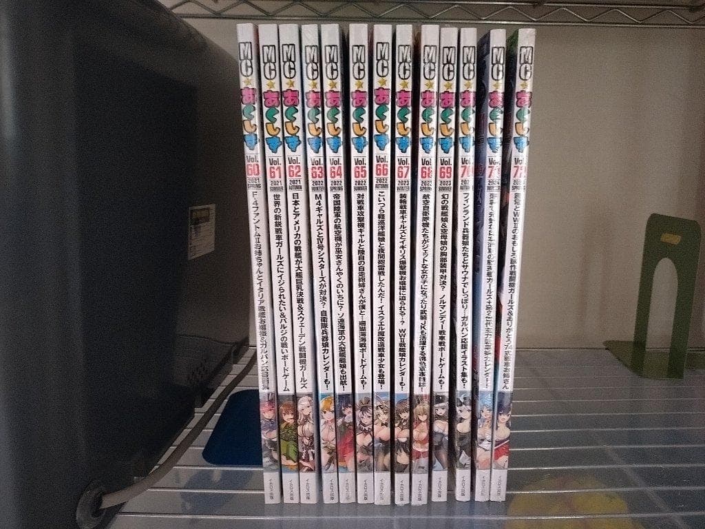 新品 萌え 軍事 ミリタリー雑誌 ＭＣあくしず 78冊 これで全部揃う