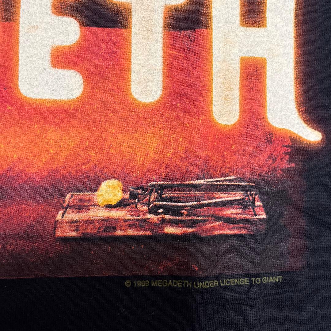 90s メガデス ツアー Tシャツ MEGADETH Risk 1999