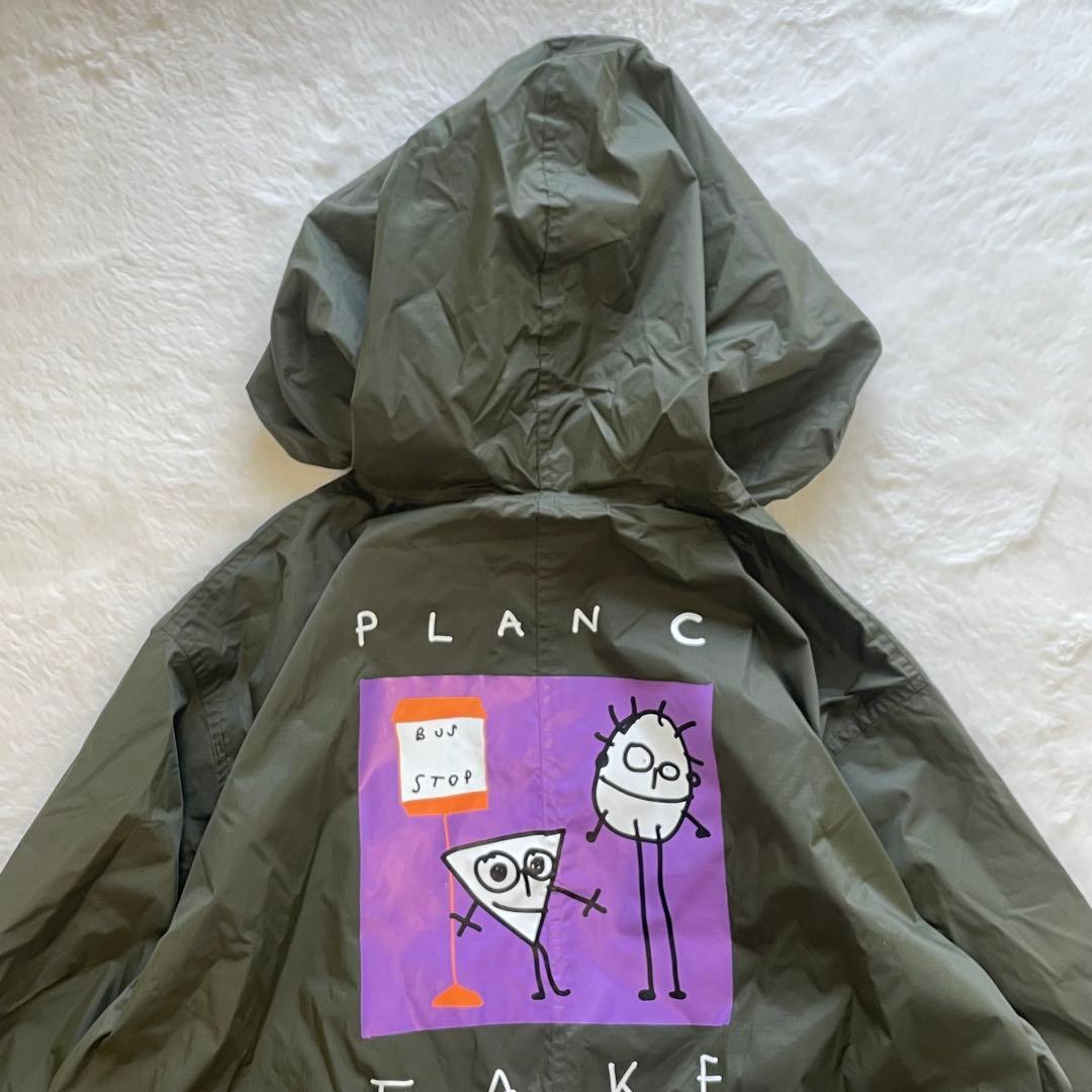 タグ付✨未使用級✨Plan C ナイロンコート TAKE CARE カーキ