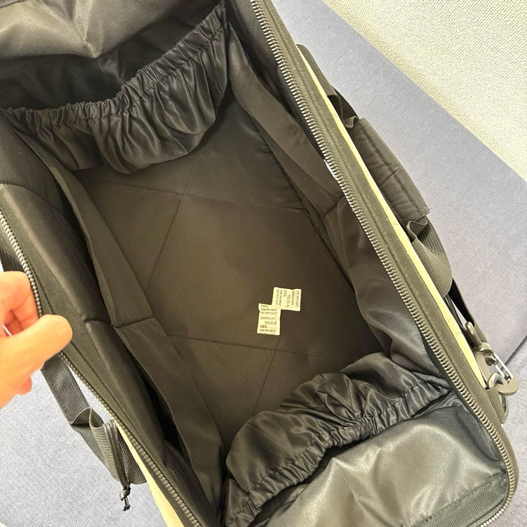EDITA グレー ボストンバッグ
