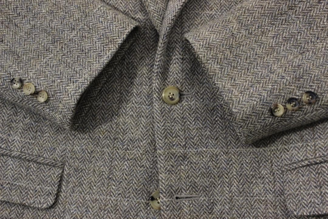 【極美品】パパス × ハリスツイード ジャケット L48 メンズ A7 3L