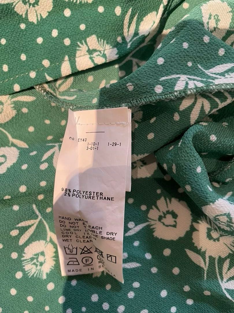 rouge paris 花柄カシュクールワンピース　新品　36