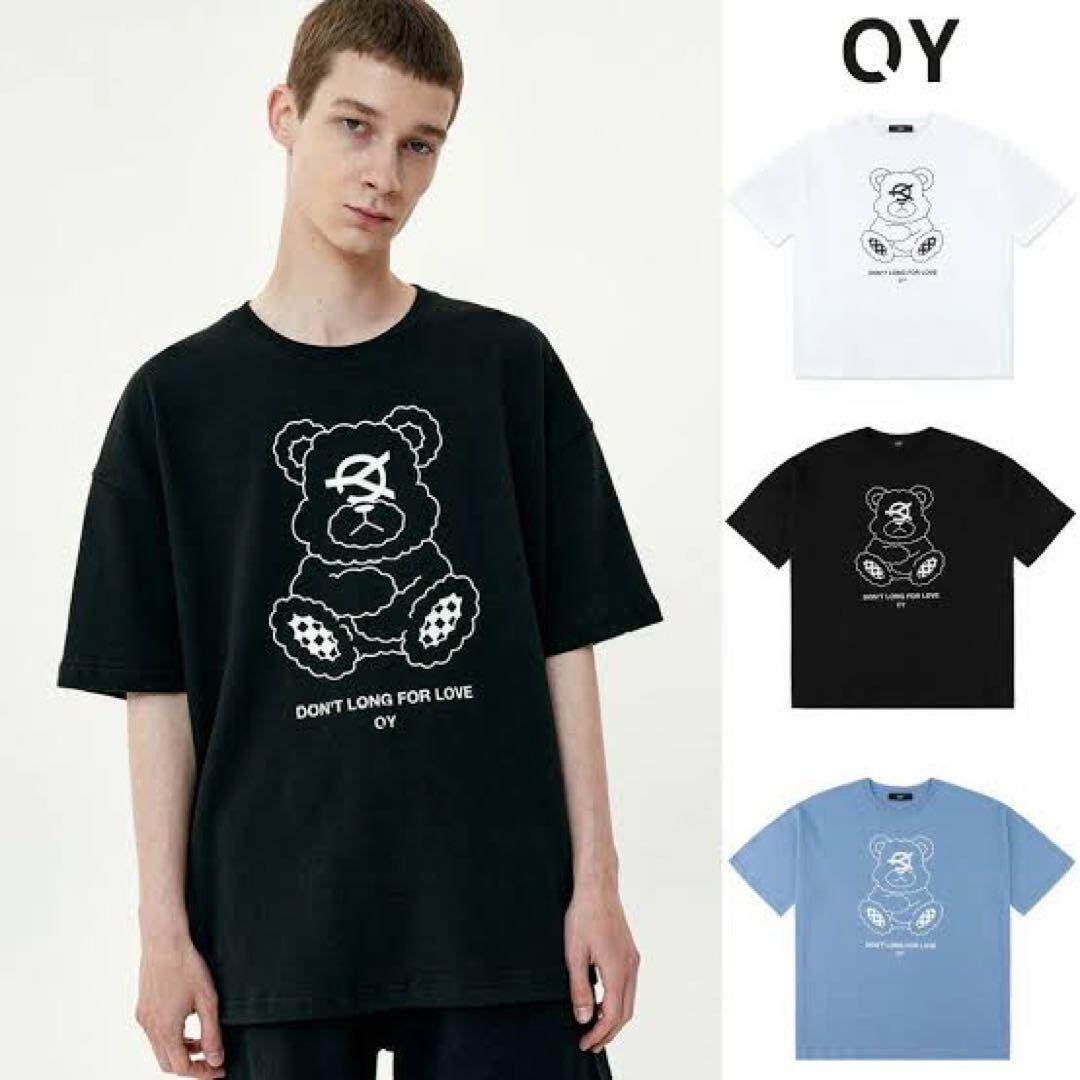 OY クマデザイン 半袖Tシャツ