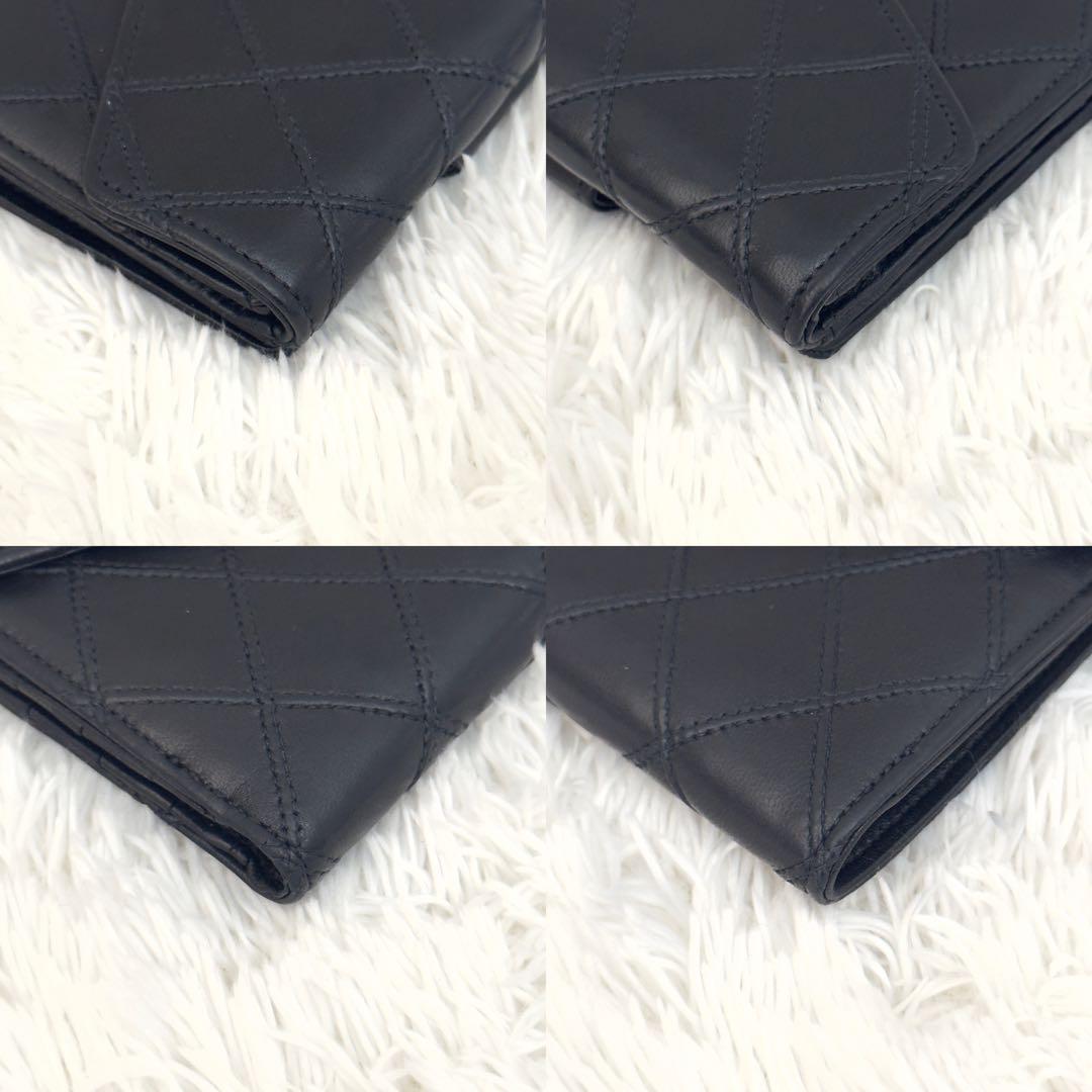 極美品⭐️CHANELシャネル ココマーク ビコローレ Wホック 財布 ギャラ付き