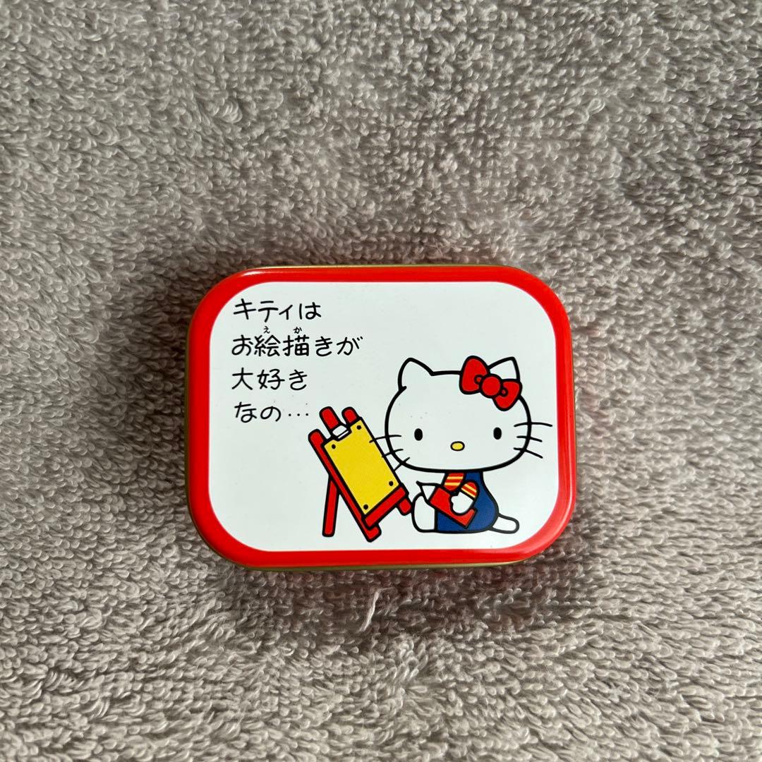 【サンリオ】ハローキティ 缶 小型 ミニ缶 レトロ 希少