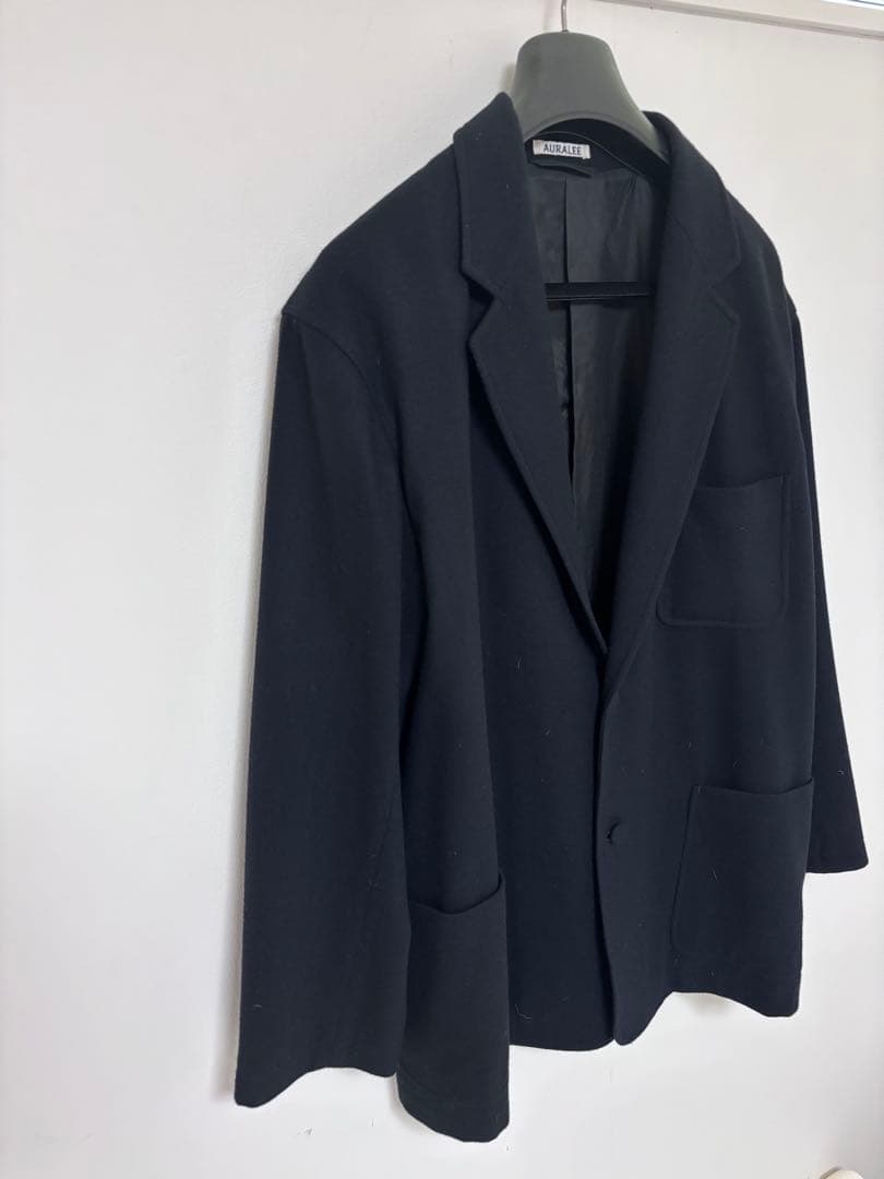 ジャケット・アウター AURALEE SUPER SOFT WOOL FLANNEL JACKET