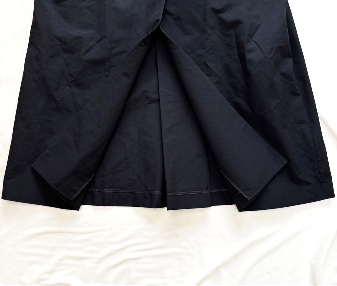 極美品☆アルアバイル allureville グログランノーカラーコート　ロング
