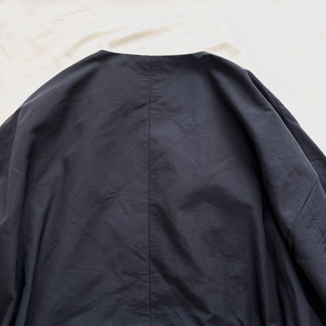 極美品☆アルアバイル allureville グログランノーカラーコート　ロング