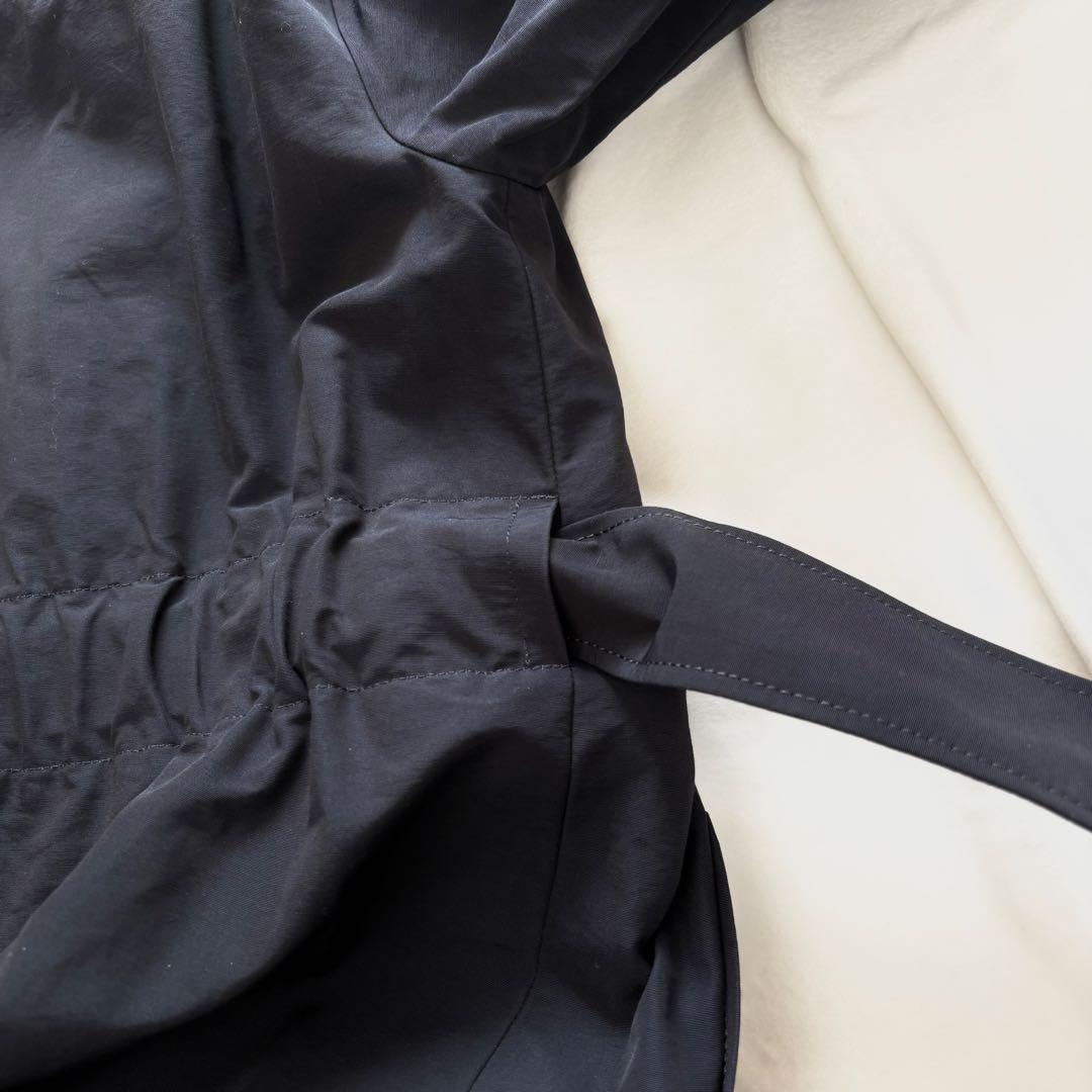 極美品☆アルアバイル allureville グログランノーカラーコート　ロング