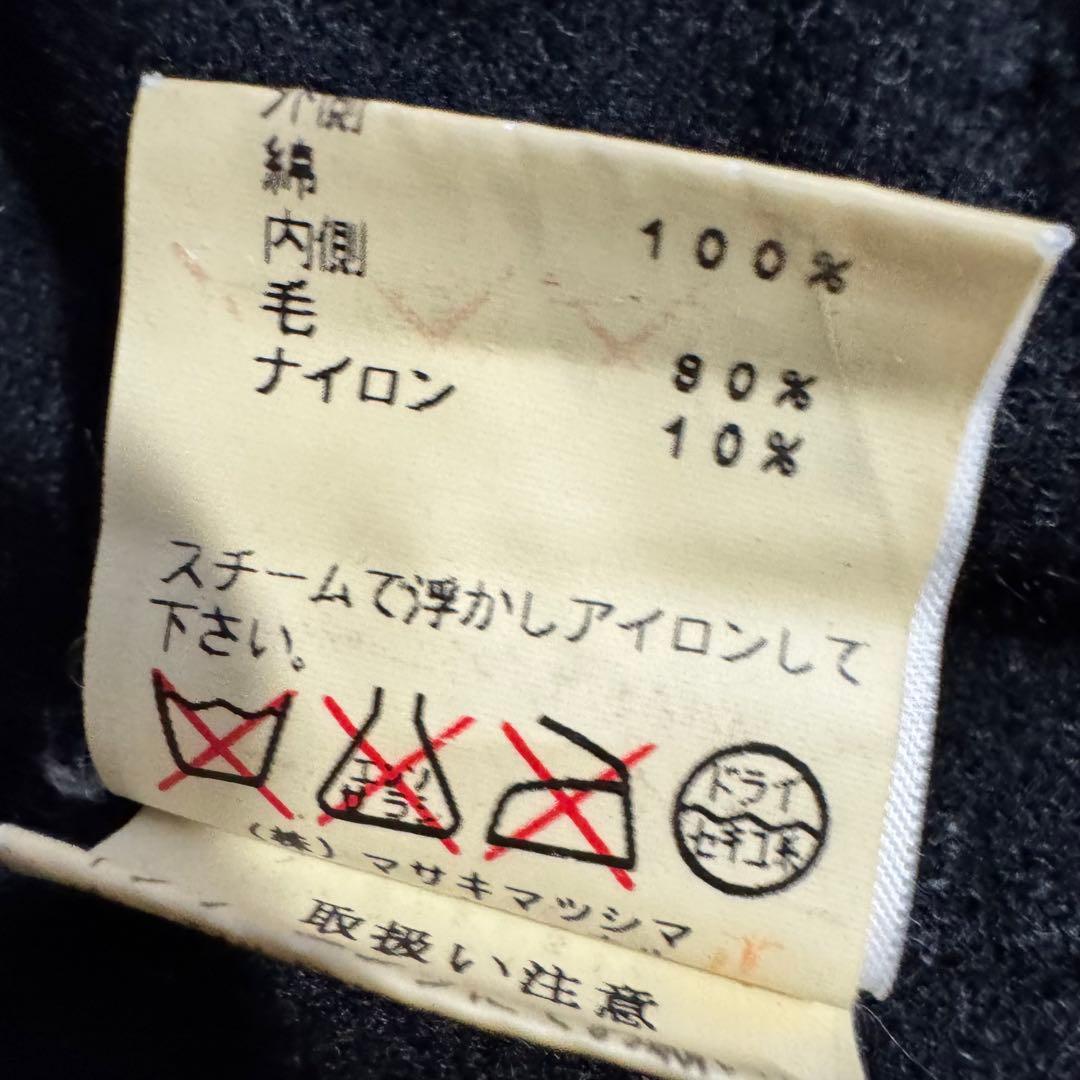 マサキマツシマ MASAKI MATSUSHIMA ダッフルコート　トグル　黒