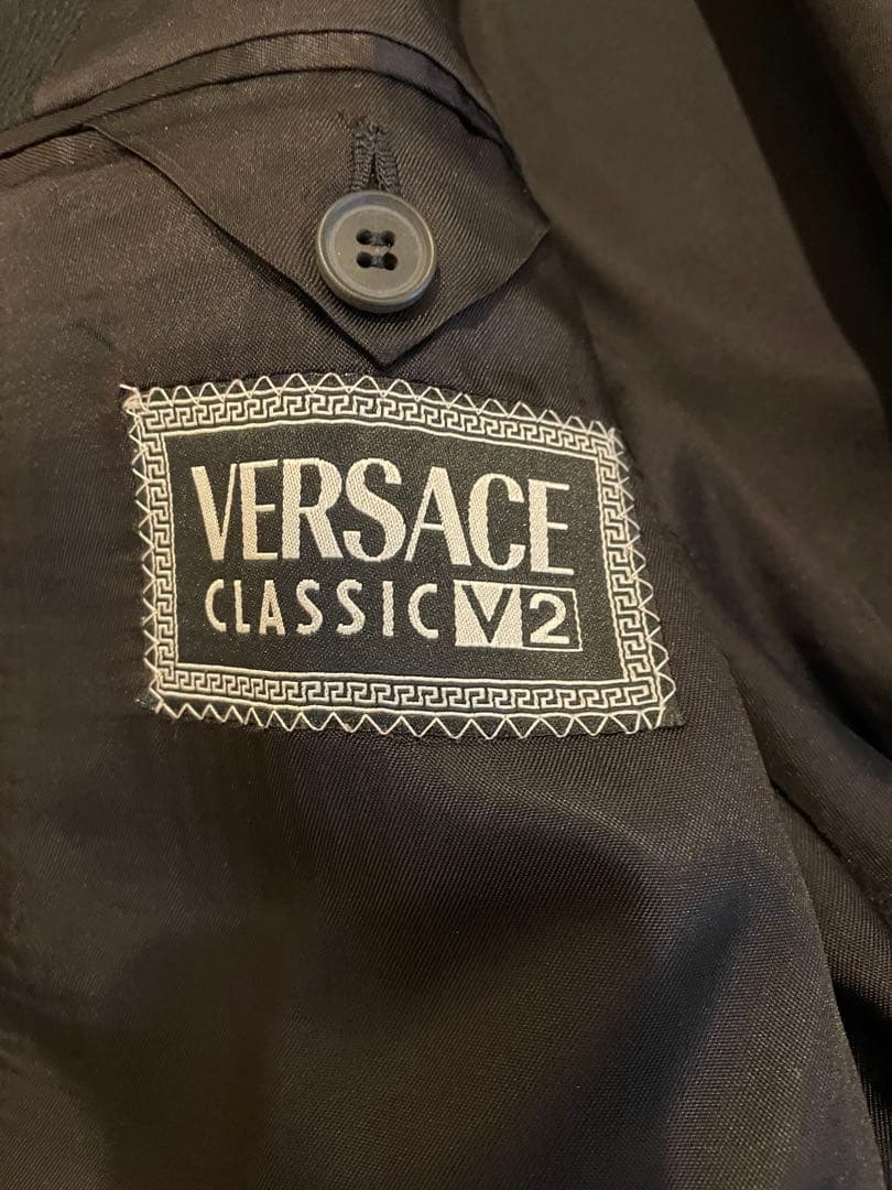 VERSACE CLASSIC V2 テーラードジャケット ブラック