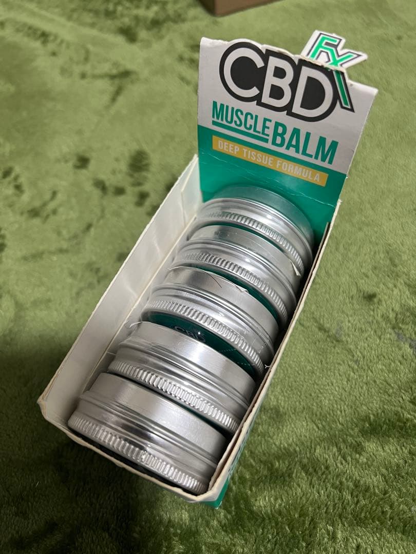 [CBD FX] MUSCLE BALM 250mg 5個セット