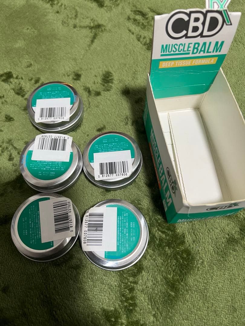 [CBD FX] MUSCLE BALM 250mg 5個セット