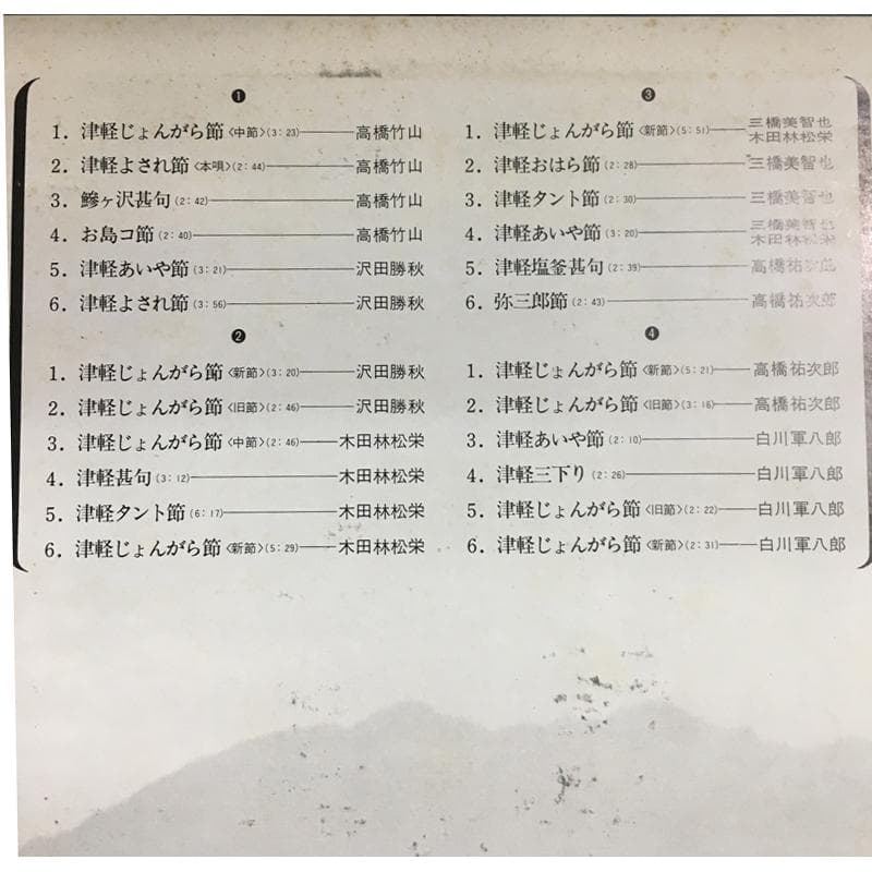 ★レア名盤！！ 決定盤／津軽三味線　（2枚組） 1974年 ステレオ盤