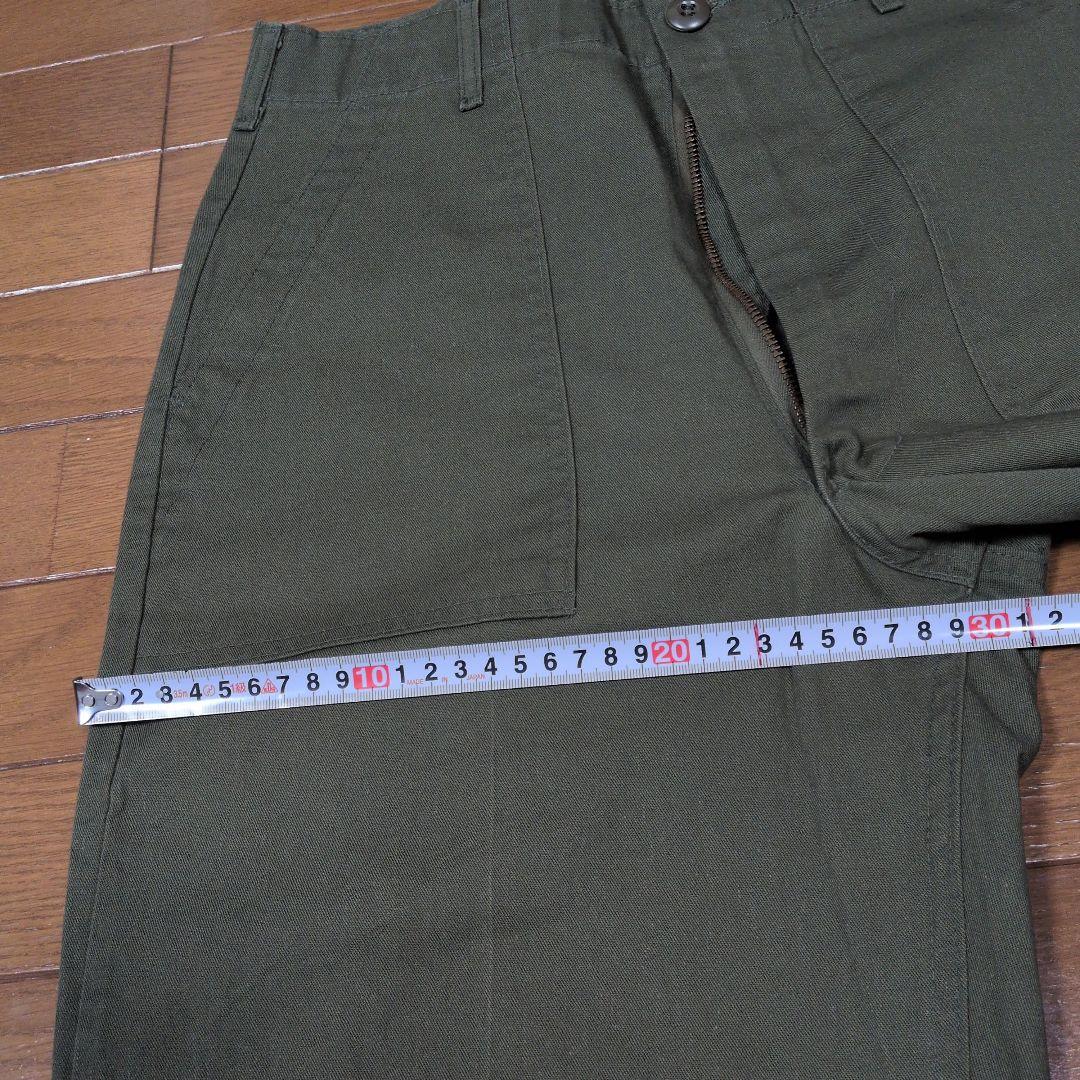 80年代　USARMY OG107 ベーカーパンツ ウエスト74センチ　綿ポリ混