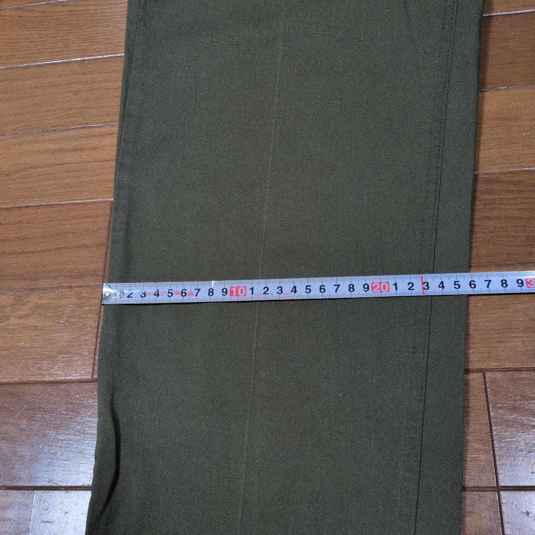 80年代　USARMY OG107 ベーカーパンツ ウエスト74センチ　綿ポリ混