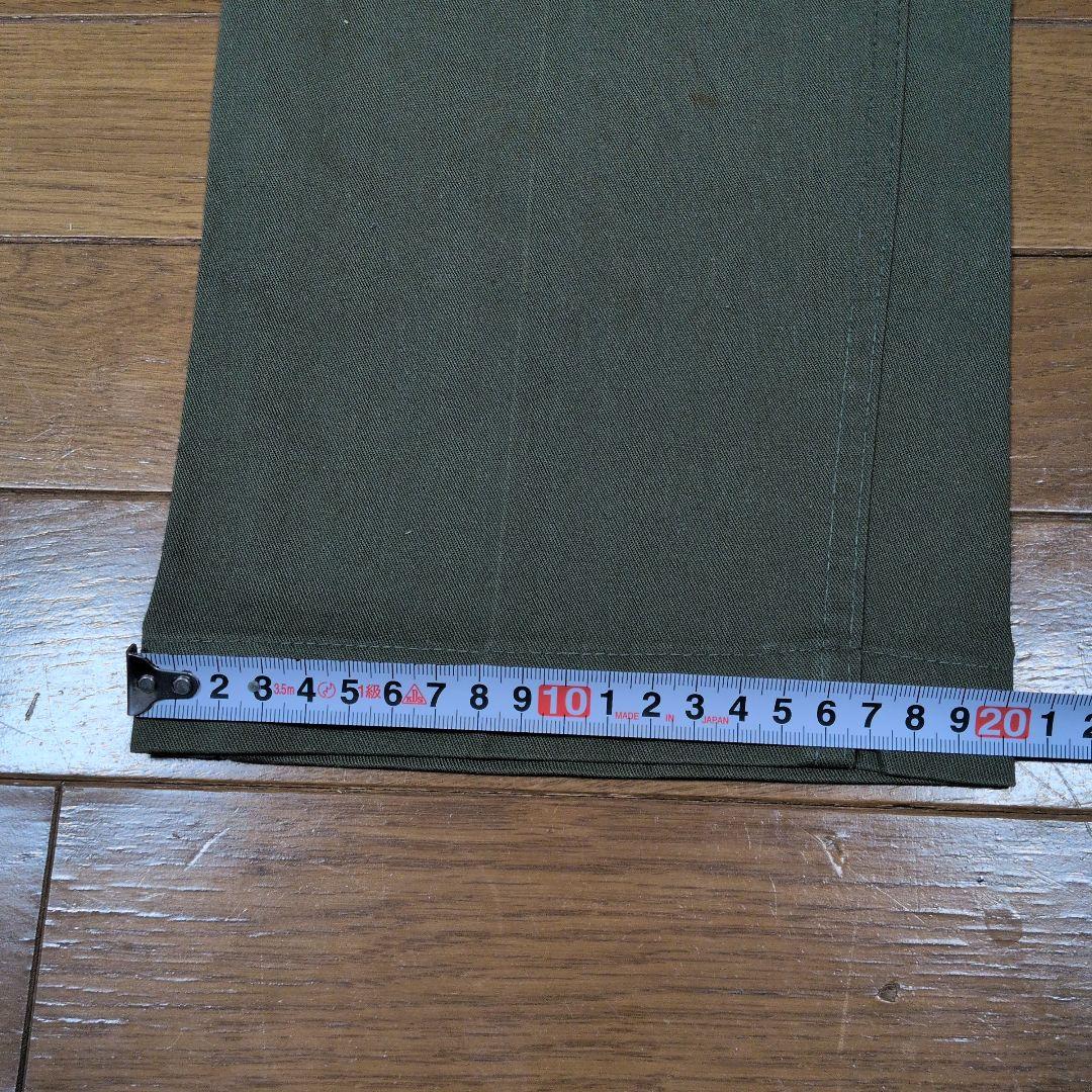 80年代　USARMY OG107 ベーカーパンツ ウエスト74センチ　綿ポリ混