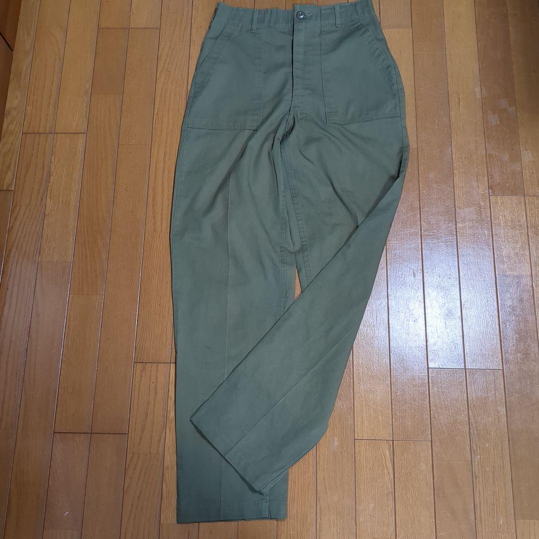 80年代　USARMY OG107 ベーカーパンツ ウエスト74センチ　綿ポリ混