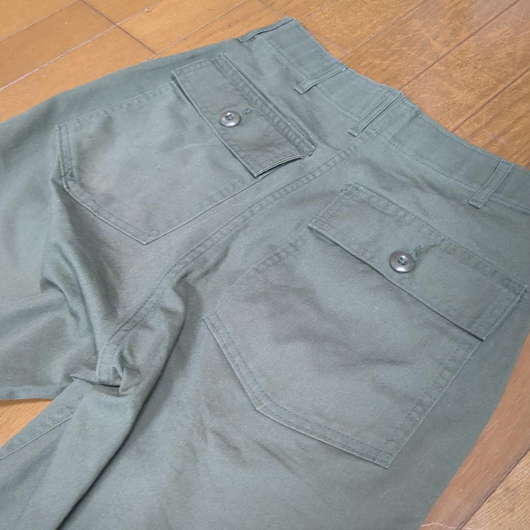 80年代　USARMY OG107 ベーカーパンツ ウエスト74センチ　綿ポリ混