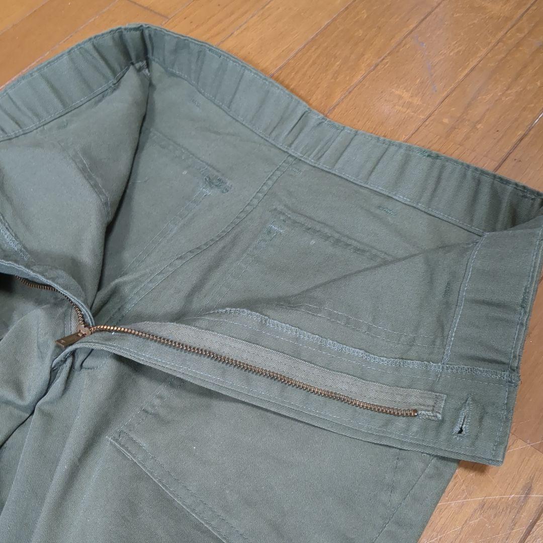 80年代　USARMY OG107 ベーカーパンツ ウエスト74センチ　綿ポリ混