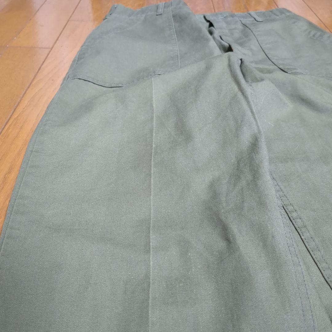 80年代　USARMY OG107 ベーカーパンツ ウエスト74センチ　綿ポリ混